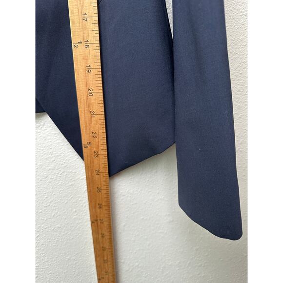 NWT Theory Lanai Edition Deep Navy Open-Front Blazer Women’s US 6 - Picture 9 of 10
